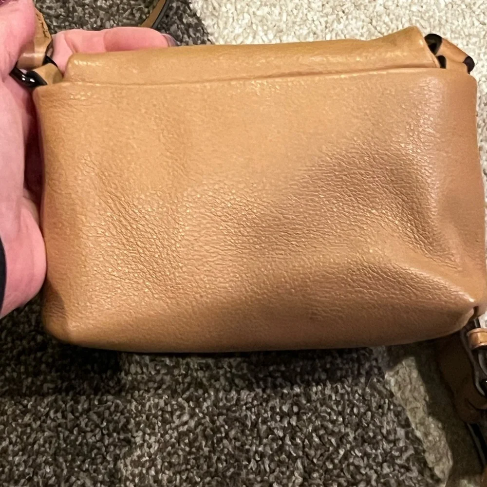 AIMEE Kestenberg Leather"Preston"Mini Crossbody Bag with Patterned Interior - Picture 13 of 15